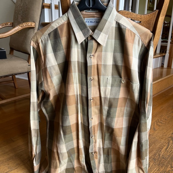 F.A.MacCluer men’s long-sleeved button-down shirt - Picture 5 of 5